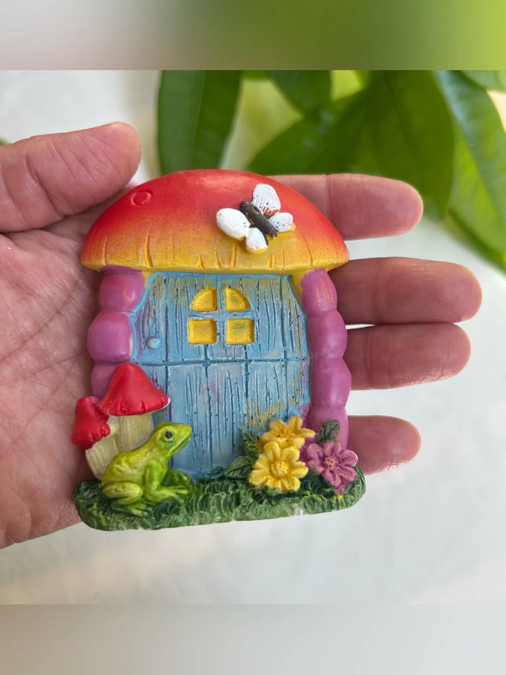 Mini Fairy Garden Decor Set Gnome Mushroom House Tree Swing Cottagecore NEW